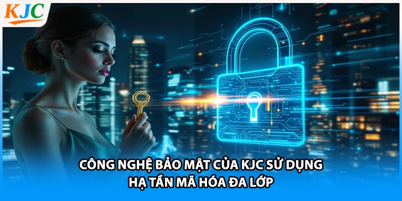 Công nghệ bảo mật của KJC sử dụng hạ tần mã hóa đa lớp